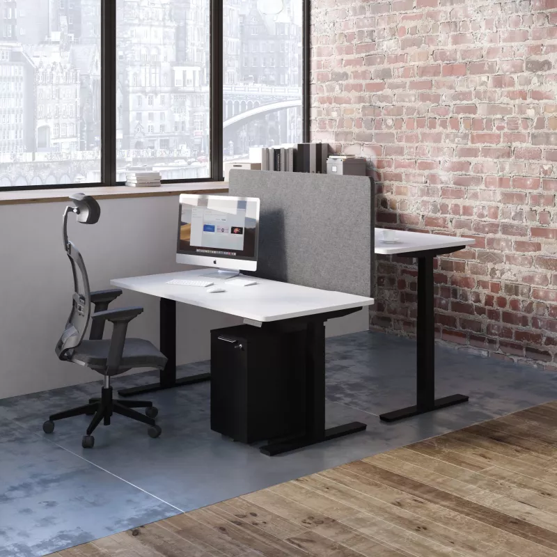 ALTO MANAGER│Gamme bureau électrique 4 mémoires double motorisation