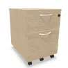 COMFORT│Caisson 2-3 tiroirs mélaminé sous bureau│L 42 x p 59 x H 60 cm