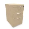 COMFORT│Caisson Hauteur bureau 3-4 tiroirs - profondeur 60│Unicolore structurex