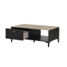 MANCHESTER│Table basse 1 tiroir 1 niche