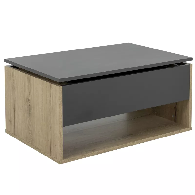 URBAN│Table basse relevante "Up&Down"│60x90xh44/55 cm