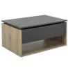 URBAN│Table basse relevante "Up&Down"│60x90xh44/55 cm