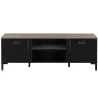 MANCHESTER│Banc TV 2 portes 2 niches │40x136xh47 cm