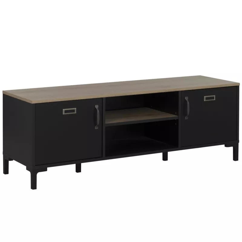 MANCHESTER│Banc TV 2 portes 2 niches │40x136xh47 cm