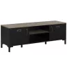 MANCHESTER│Banc TV 2 portes 2 niches │40x136xh47 cm