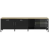 MANCHESTER│Banc TV 3 portes 1 niche │41x190xh55 cm
