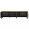 MANCHESTER│Banc TV 3 portes 1 niche │41x190xh55 cm