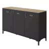 MANCHESTER│Enfilade 3 portes │40x136xh82 cm