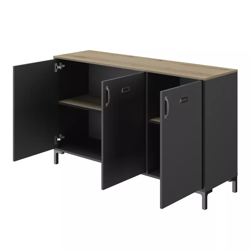 MANCHESTER│Enfilade 3 portes │40x136xh82 cm