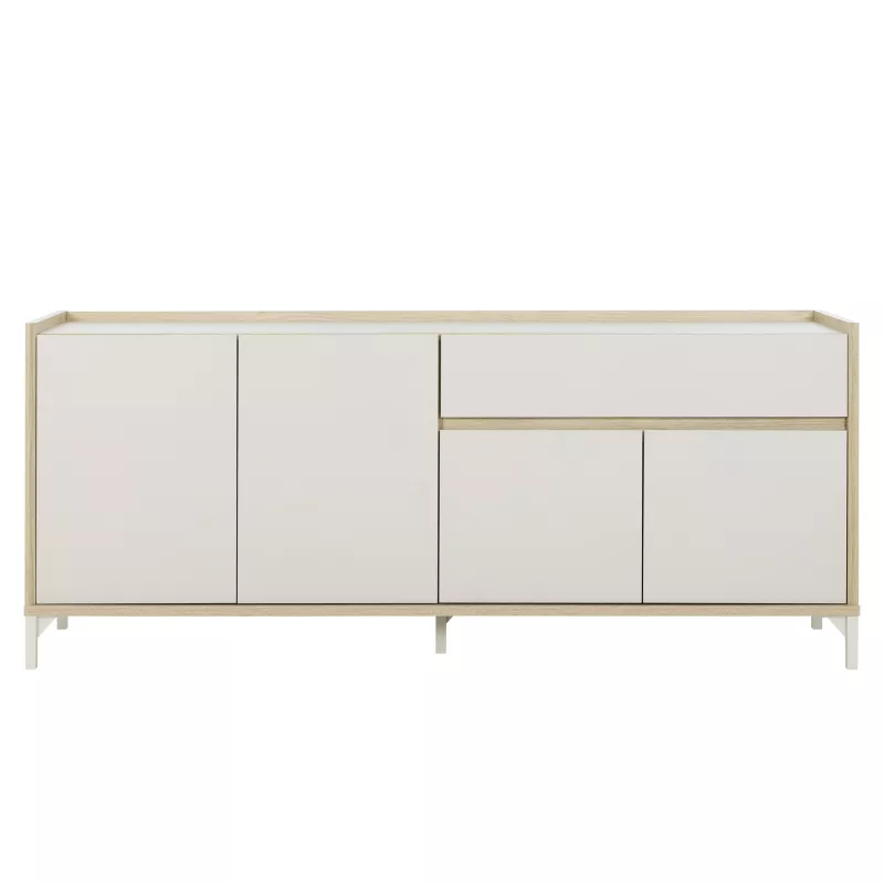 LENK│Buffet 4 portes 1 tiroir │41x186xh77 cm