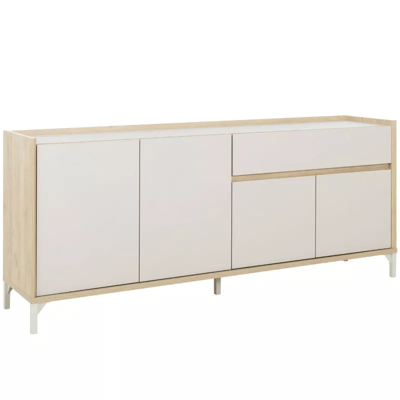 LENK│Buffet 4 portes 1 tiroir │41x186xh77 cm