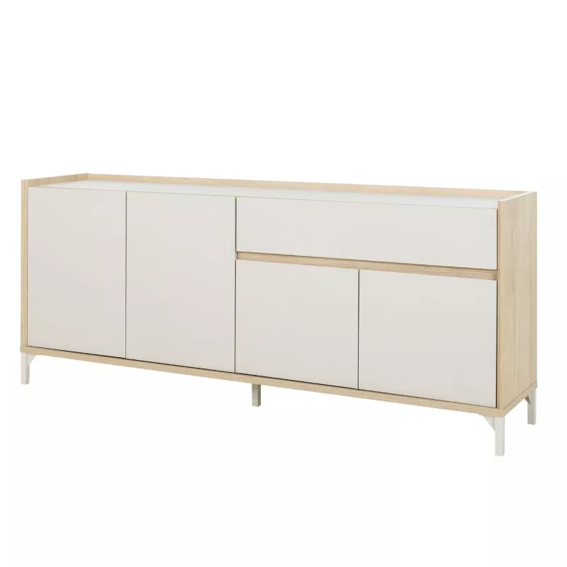 LENK│Buffet 4 portes 1 tiroir │41x186xh77 cm