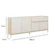 LENK│Buffet 4 portes 1 tiroir │41x186xh77 cm