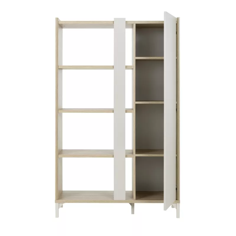 LENK│Bibliothèque 1 porte │36x100xh161 cm