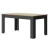 MANCHESTER│Table rectangulaire 1 allonge│90x200xh77 cm