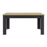 MANCHESTER│Table rectangulaire 1 allonge│90x200xh77 cm