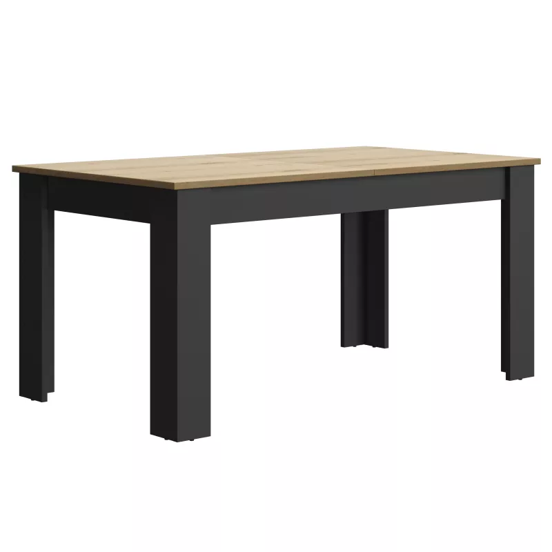 MANCHESTER│Table rectangulaire 1 allonge│90x200xh77 cm