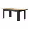 MANCHESTER│Table rectangulaire 1 allonge│90x200xh77 cm