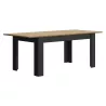 MANCHESTER│Table rectangulaire 1 allonge│90x200xh77 cm
