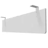 ALTO│Voile de fond en structurex noir