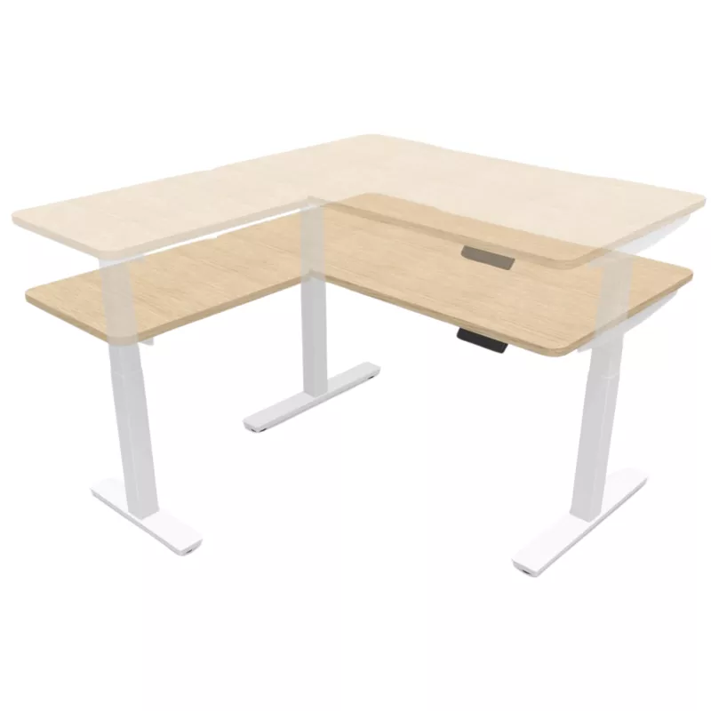 ALTO RH RETOUR│Bureau électrique 3 moteurs - 4 mémoires de position - USB A+C
