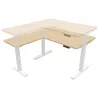 ALTO RH RETOUR│Bureau électrique 3 moteurs - 4 mémoires de position - USB A+C