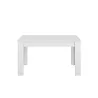 FLORINE BLANCHE│Table rectangulaire 1 allonge│90x140/185xh77 cm