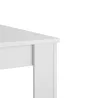 FLORINE BLANCHE│Table rectangulaire 1 allonge│90x140/185xh77 cm