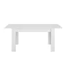 FLORINE BLANCHE│Table rectangulaire 1 allonge│90x140/185xh77 cm