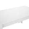 FLORINE BLANCHE│Table rectangulaire 1 allonge│90x140/185xh77 cm