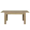 FLORINE CHÊNE│Table rectangulaire 1 allonge│90x140/185xh77 cm