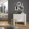 LIWENN BLANCHE│Table console extensible│90x58/193xh77 cm