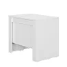 LIWENN BLANCHE│Table console extensible│90x58/193xh77 cm