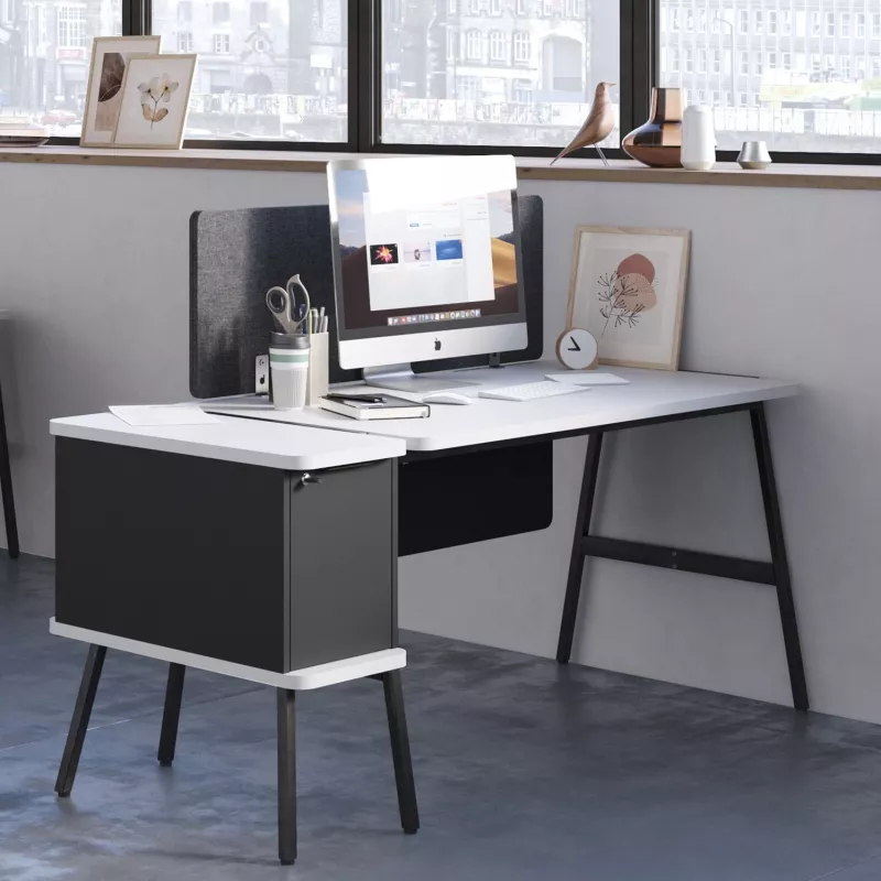 ALTO│Bureau avec extension caisson