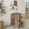 TANDEM│Ilôt central avec rangements │60x100xh92 cm