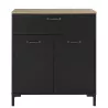 MANCHESTER│Buffet 1 tiroir 2 portes  │60x100xh92 cm
