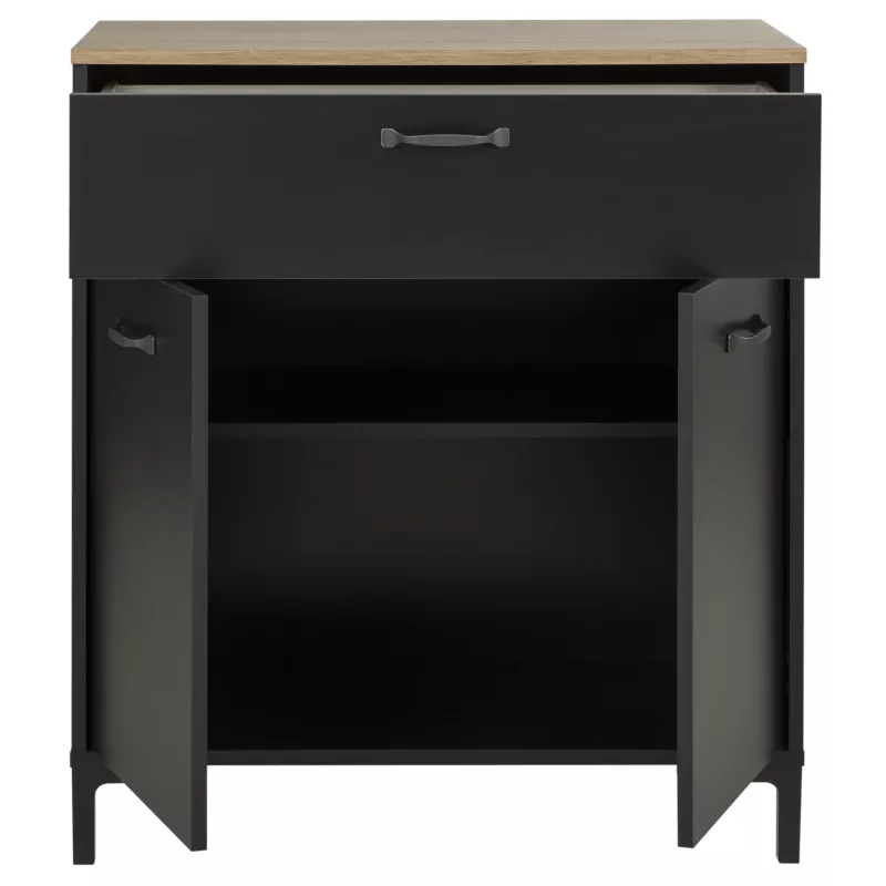 MANCHESTER│Buffet 1 tiroir 2 portes  │60x100xh92 cm