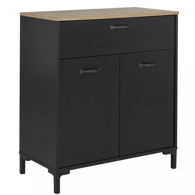 MANCHESTER│Buffet 1 tiroir 2 portes  │60x100xh92 cm