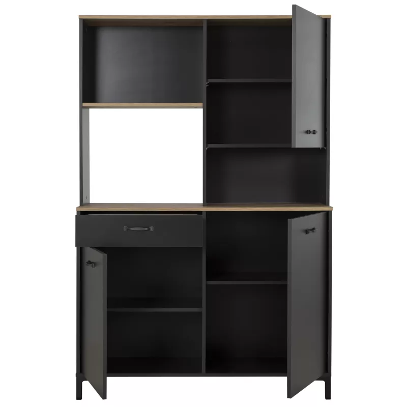 MANCHESTER│Vaisselier 3 portes 1 tiroir│41x119xh180 cm