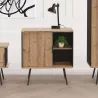 ALTO RANGEMENT|Armoire H105 cm porte battante sur pieds
