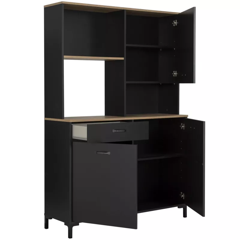MANCHESTER│Vaisselier 3 portes 1 tiroir│41x119xh180 cm