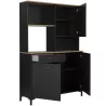 MANCHESTER│Vaisselier 3 portes 1 tiroir│41x119xh180 cm