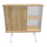 ALTO RANGEMENT|Armoire H105 cm porte battante sur pieds