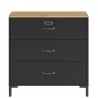 MANCHESTER│Commode 3 tiroirs│40x81xh82 cm