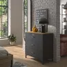 MANCHESTER│Commode 3 tiroirs│40x81xh82 cm
