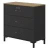 MANCHESTER│Commode 3 tiroirs│40x81xh82 cm