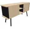ALTO RANGEMENT | Console H75 cm porte battante sur pieds