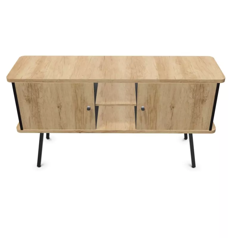 ALTO RANGEMENT | Console H75 cm porte battante sur pieds