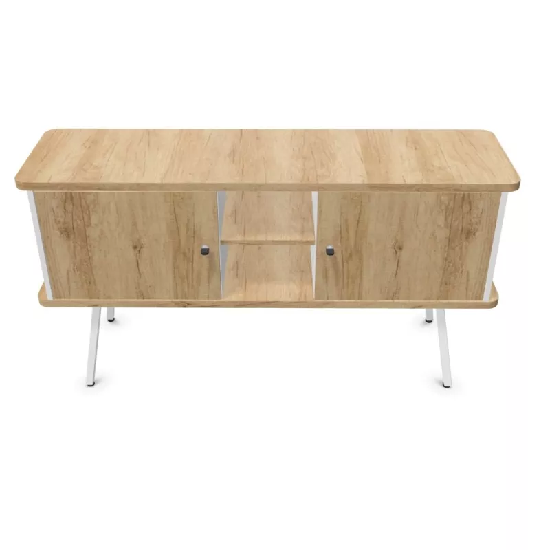 ALTO RANGEMENT | Console H75 cm porte battante sur pieds