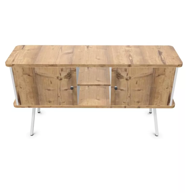 ALTO RANGEMENT | Console H75 cm porte battante sur pieds